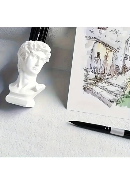 Profesyonel Sincap Saçı Fırça No:6 - Detay Boyama Sulu Boya, Akrilik, Guaj, Yağlıboya Için Uygundur indirimleri