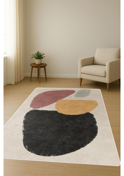 Modern Desenli Dijital Baskı Kaymaz Taban Halı H0292 fiyatları