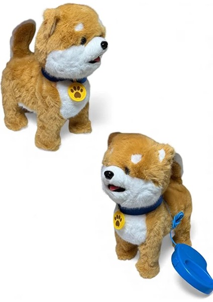 Uzaktan Kumandalı Sesli Müzikli Havlayan Yürüyen Ses Tekrar Etme Özellikli 30 cm Peluş Köpek modelleri