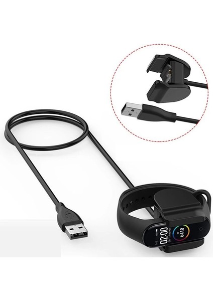 MC06 Şarj Adaptörü 100CM Xiaomi Mi Band 5/6 modelleri
