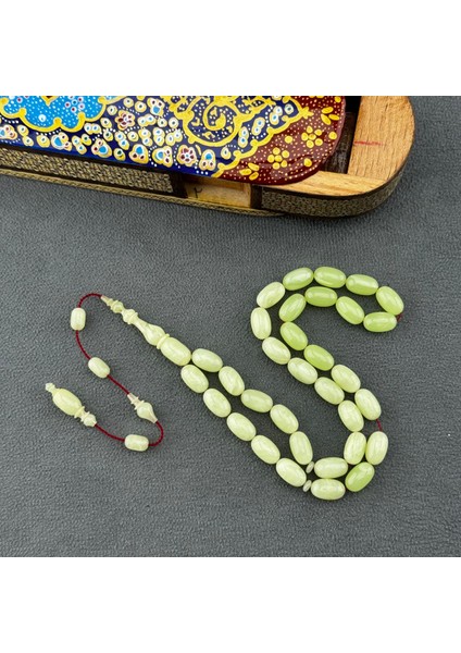 Yeşil Usta Işçilikli Eski Miskevi Katalin Tespih – Bülbül Atölye Özel Üretim