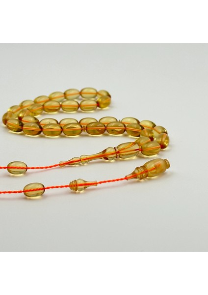 Gold Şeffaf Renkli Blok Zar Ateş Kehribar Kuru Torna Usta Yapımı Tespih modelleri