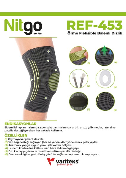 453 Örme Fleksible Balenli Dizlik indirimleri