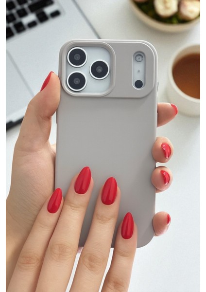 Apple iPhone 17 Pro Uyumlu – Taş Lansman Liquid Silikon Kılıf, Darbeye Karşı Dayanıklı Kapak fiyatları