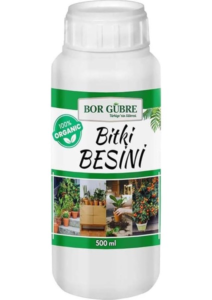 Sıvı Bitki Gübresi 500ML- Yeşil Yapraklı Bitkilere Özel Bitki Besini
