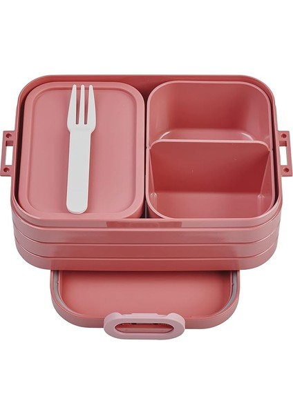 - Yemek Kutusu Take A Break Midi – Bölmeli Beslenme Kutusu – 4 Tereyağı Ekmeği Için Uygundur – 900 ml – Nordic Mauve