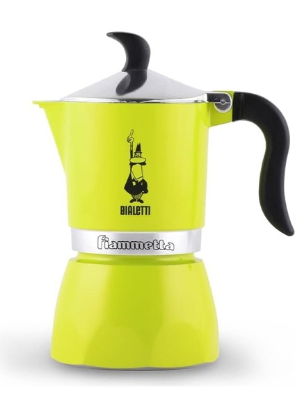 7111 Fiammetta, Kahve Makinesi 1 Fincan, Alüminyum, Electric Lime