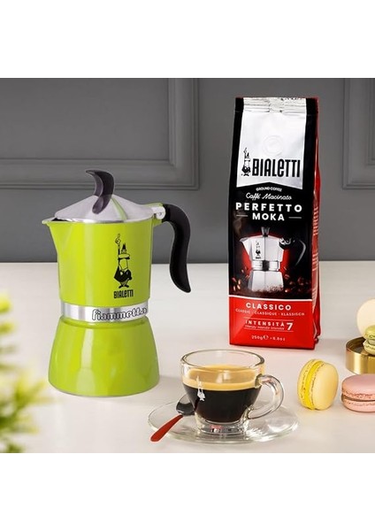 7111 Fiammetta, Kahve Makinesi 1 Fincan, Alüminyum, Electric Lime fiyatları