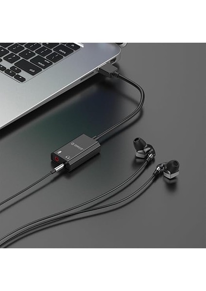 3.5mm Harici USB Ses Kartı Adaptörü, Siyah, Skt2 fiyatları