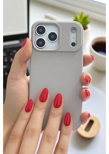 Apple iPhone 17 Pro Max Uyumlu Taş Lansman Silikon Kılıf Darbe Emici Yumuşak Koruyucu Kapak fiyatları