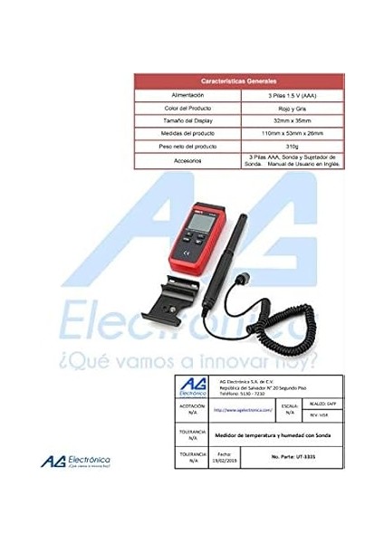 Ut 333S Mini Isı Nem Ölçer -10/+60 Derece modelleri