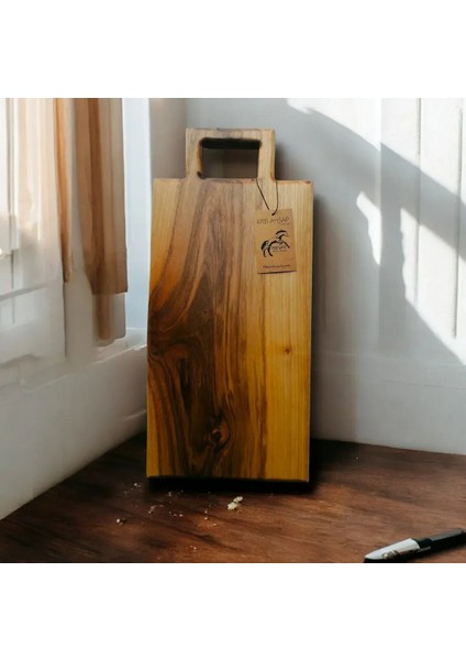 Ceviz Ağacı Doğal Kesme Tahtası, Doğrama Tahtası Tek Parça, Sunum Tahtası fiyatları