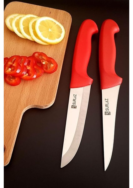 Red Mutfak Bıçak Seti Et Bıçağı Sebze Bıçağı Meyve Bıçağı 2'li