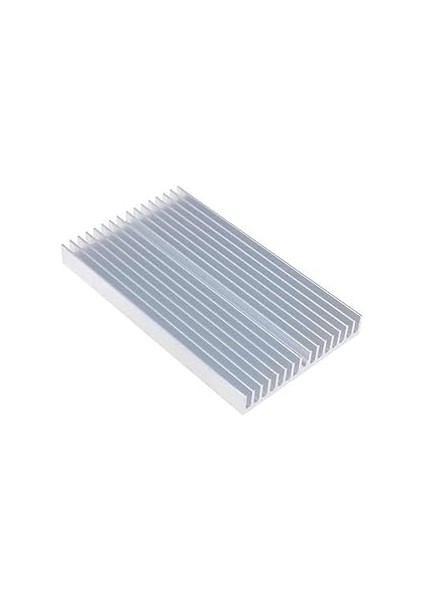 x 10CM x 1cm Alüminyum Metal Soğutucu Blok Radyatör Amfi LED Entegre Transistor VGA Ram Memory Cpu Gpu Peltier Isı Düşürücü indirimleri