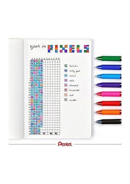 Energel x BL107-EX Jel Tükenmez Kalem, Kahverengi, 0,7 mm Çizgi Kalınlığı, Baskı Mekanizması, Doldurulabilir indirimleri