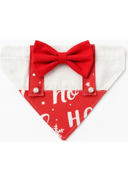 Yilbasi Konseptli Kedi Köpek Bandanası