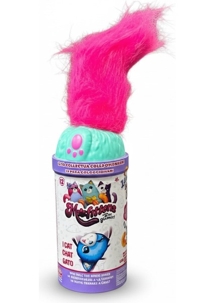 Misfittens Sürpriz Müzikli Peluş Yeşil Kapak Pembe Tüy