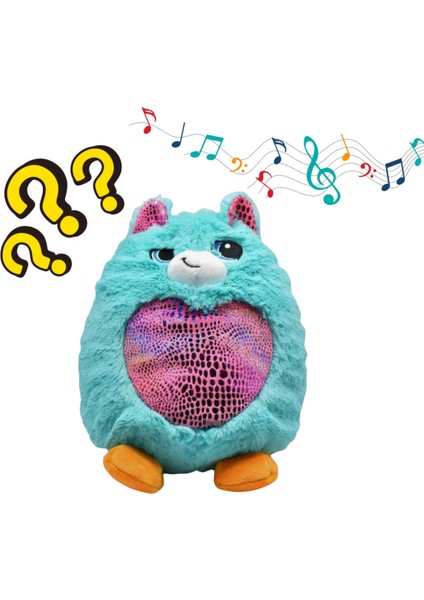 Misfittens Sürpriz Müzikli Peluş Yeşil Kapak Pembe Tüy modelleri