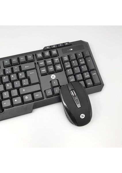 KM-317 Slim Kablosuz Kl Mouse Set indirimleri