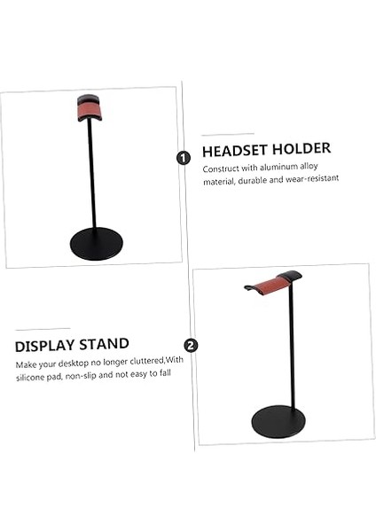 Alüminyum Alaşımlı Kulaklık Askısı Kaymaz Başlık Standı Masaüstü Kulaklık Depolama Çözümü Modern Tasarım ile Güvenli Kullanım modelleri