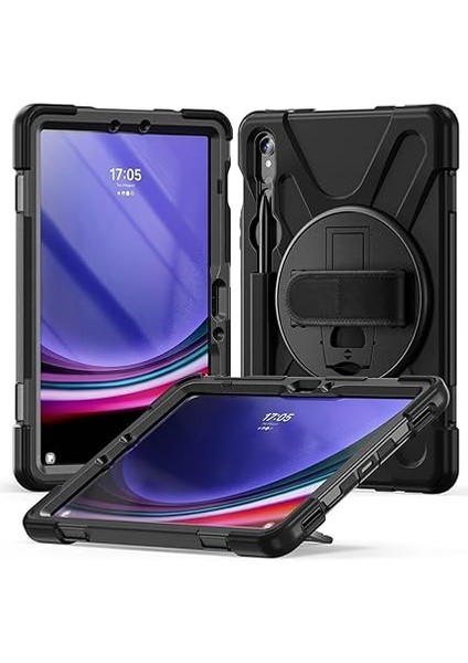 Galaxy Tab S10 Fe 10.9 Inç Tablet Kılıfı, Defender Tank Zırh, Silikon Standlı ve Askılı modelleri