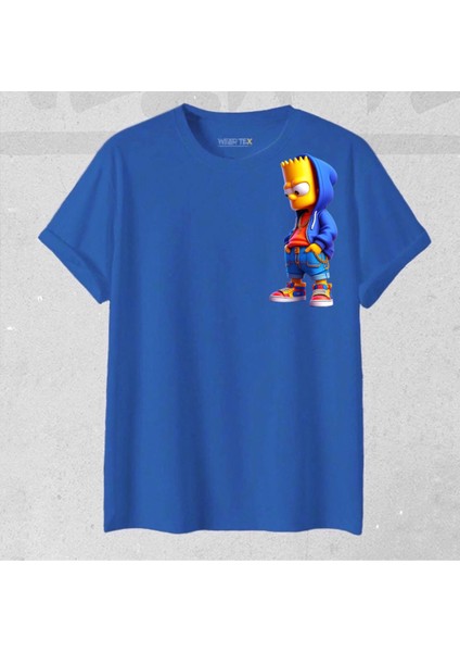 Unisex Oversize Efsane Yeni Sezon Simson Baskılı 1 Adet T-Shirt