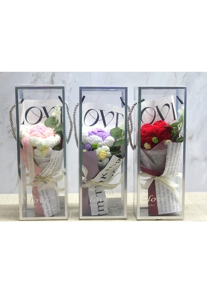 Tekli El Örgüsü Gül Buketi LIV1701