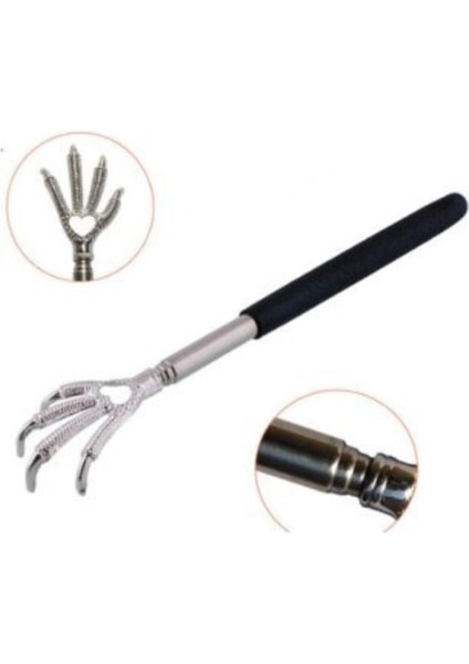 Teleskopik Sırt Kaşıma Aparatı Açılır Kapanır Metal Sırt Taşıma Aleti