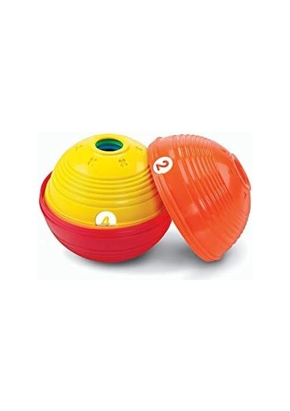 Numaralı Kaplar Fisher-Price Numaralı Kaplar, Iç Içe Geçebilir 10 Renkli Kap, 5 Adet Topa Dönüşür W4472 W4472 fırsatları