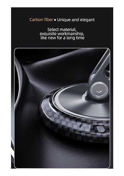 Profesyonel Tok Alüminyum Stand Karbon Desenli Business Model A Sınıfı Malzeme Döner Tablet Telefon Standı Masaüstü Stand Katlanabilir Cep Telefon Tutucu JR-H101 - Titanium fırsatları