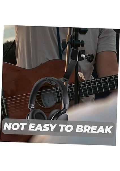 Benzersiz Gitarist Aksesuarı Metal Kulaklık Askısı Kulaklık Standı Askısı Kulaklık Depolama Için Katlanabilir modelleri