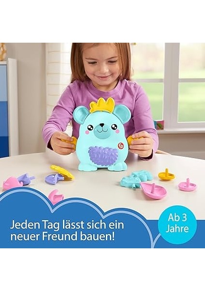 ve Eşleştir Evcil Hayvanlar Okul Öncesi Çağdaki Çocuklar Için 18 Parçalı Fisher-Price Fisher-Price Karıştır ve Eşleştir Hayvan Dostları Blokları HXP18 modelleri