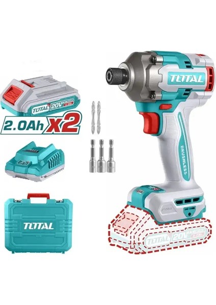 Akülü Darbeli Vidalama 285 Nm TIRLI2028E