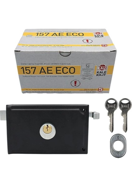 Kilit 157AE Eco Silindirli Trajlı 52MM