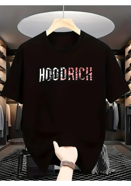 Casual Katı Renkli Crew Boyun Kısa Kollu Polyester Tişört