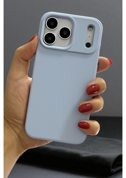 Apple iPhone 17 Pro Uyumlu – Bebe Lansman Liquid Silikon Kılıf, Darbeye Karşı Dayanıklı Kapak