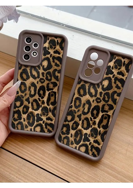Samsung A32 Uyumlu – Leopar Desenli Yumuşak Silikon Kılıf fiyatları