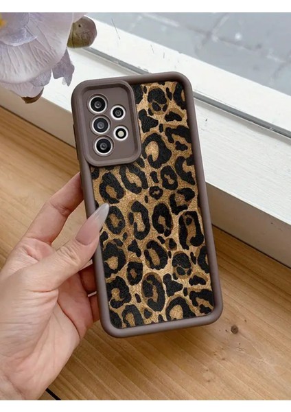 Samsung A32 Uyumlu – Leopar Desenli Yumuşak Silikon Kılıf modelleri