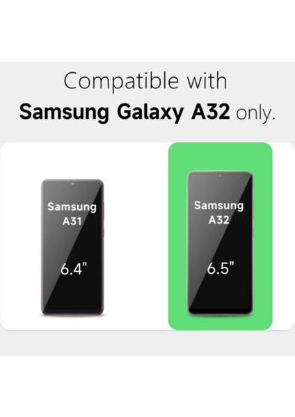 Samsung A32 Uyumlu – Leopar Desenli Yumuşak Silikon Kılıf