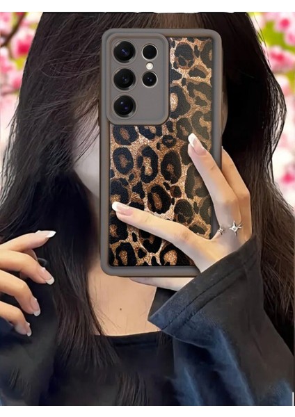 Samsung Galaxy S24 Ultra Uyumlu – Leopar Desenli Şık ve Dayanıklı Silikon Kılıf fırsatları