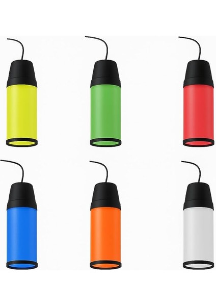 Ağaç Feneri 6'lı Set – 6 Renk – IP54 Suya Dayanıklı Dış Mekan Dekoratif Aydınlatma – E27 Duylu – Ampul Hariç – Bahçe, Ağaç, Teras, Etkinlik fiyatları