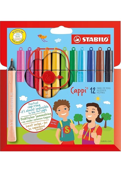 Cappi Keçeli Kalem 12'li Paket