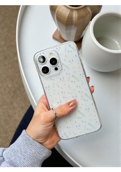 iPhone 13 Pro Max Uyumlu Şeffaf Çiçek Desenli Yumuşak Kamera Korumalı Silikon Kılıf fırsatları