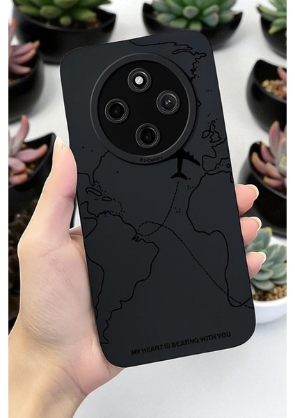 Xiaomi Redmi 14C Uyumlu – Harita Desenli, Yumuşak Silikon Kılıf, Darbeye Karşı Dayanıklı Kapak modelleri