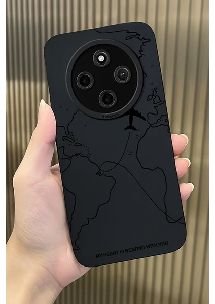 Xiaomi Redmi 14C Uyumlu – Harita Desenli, Yumuşak Silikon Kılıf, Darbeye Karşı Dayanıklı Kapak fırsatları