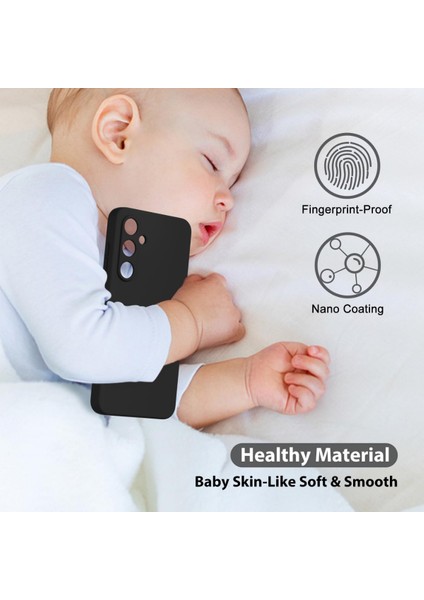 Samsung A16 Uyumlu – Siyah Lansman Seri Liquid Silikon Kılıf, Darbe Emici, Yumuşak Koruyucu Kapak indirimleri