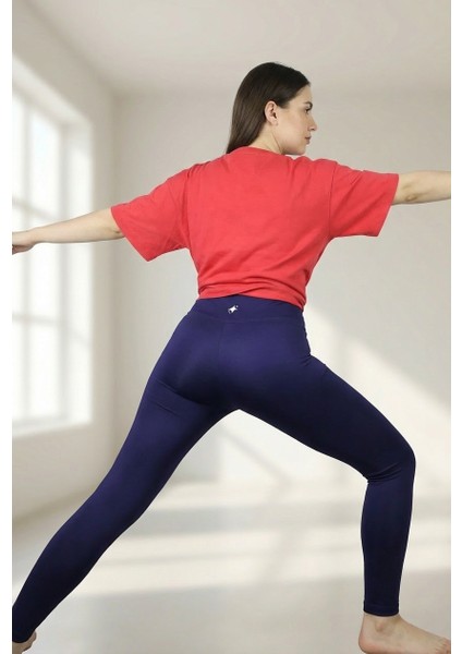 Yüksek Bel Toparlayıcı Spor Tayt - Iç Göstermez Yumuşak Dokulu & Kaymaz Bel Premium Tayt