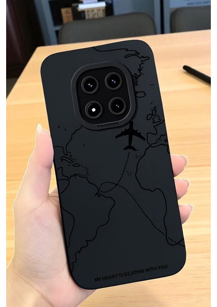 Xiaomi Note 14 Pro 4g Uyumlu – Harita Desenli, Yumuşak Silikon Kılıf, Darbeye Karşı Dayanıklı Kapak modelleri