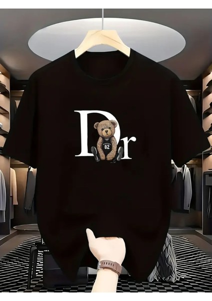 Erkekler Için Yazlık Rahat Grafikli Tişört