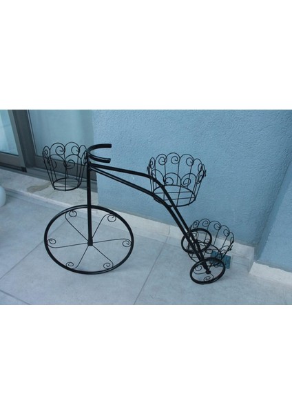 Gözlü Ferforje Bisiklet Saksılık Metal Çiçeklik Dekoratif Bitki Standı fiyatları